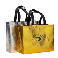 Gold laminated non woven bag