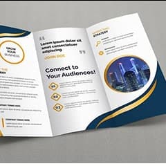 Tri-fold brochure printing