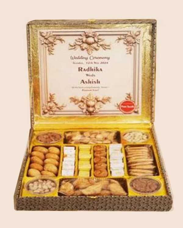 Gold premium 1.5 kg wedding bhaji box